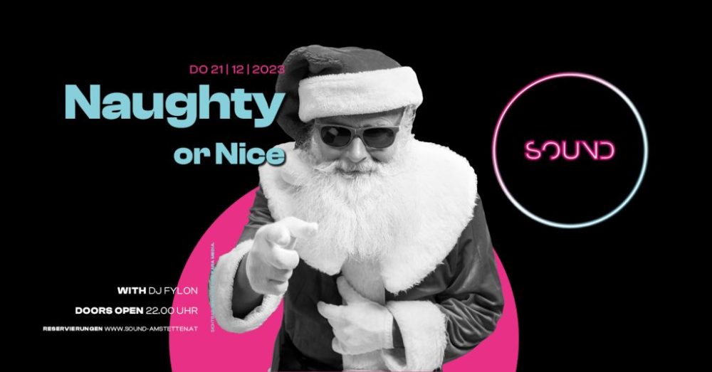 Naughty or Nice Sound FB Banner 1200 x 628 px